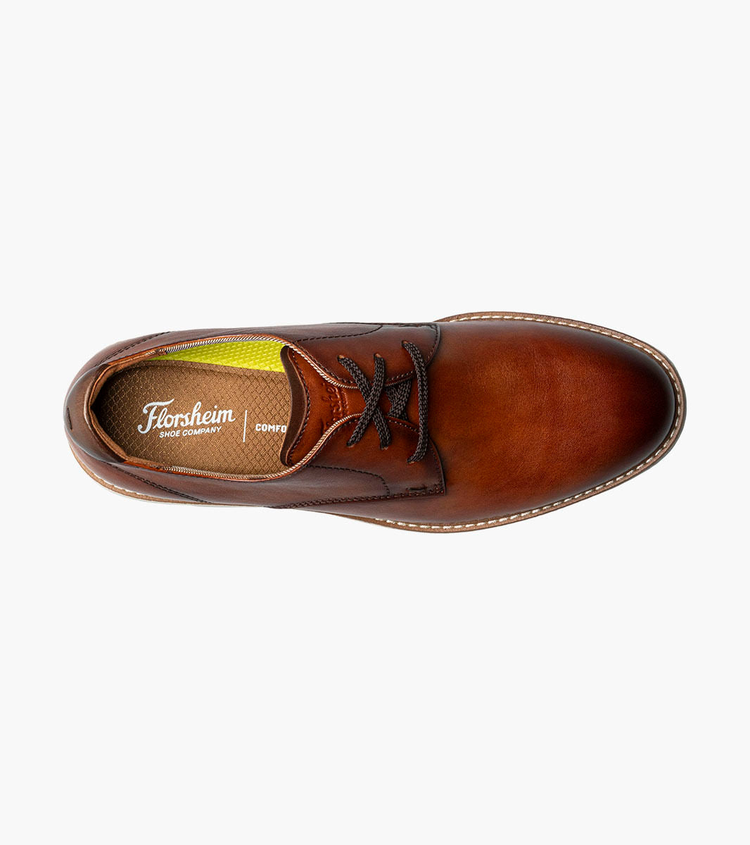 Florsheim Vibe Plain Toe Oxford (Men's) - Cognac