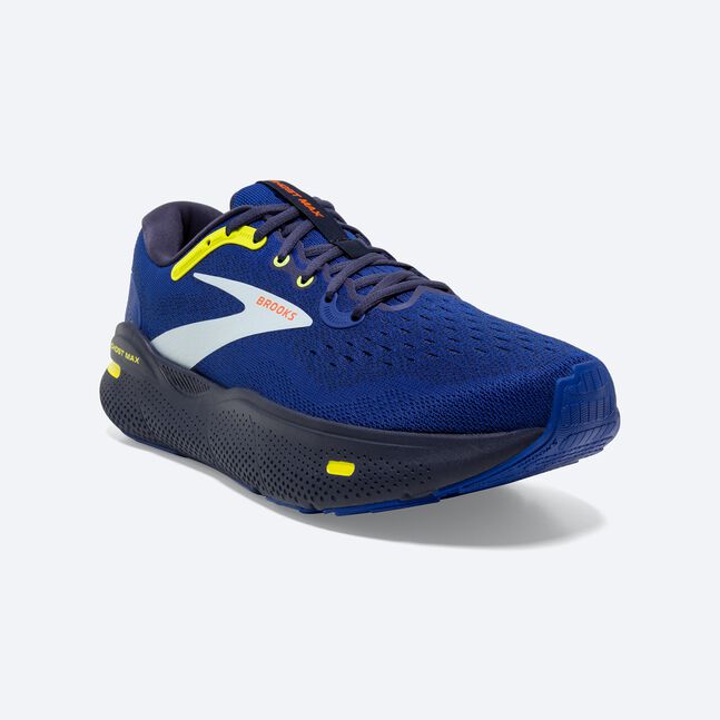 Brooks Ghost Max (Men's) - Surf The Web/Peacoat/Sulphur