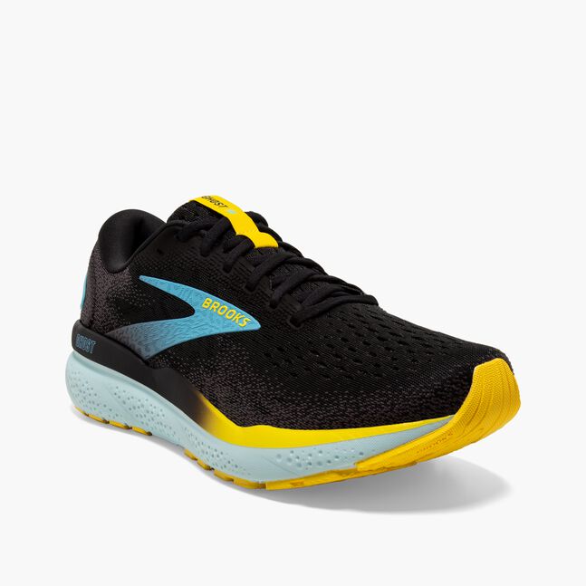 Brooks Ghost 16 (Men's) - Black/Forged Iron/Blue