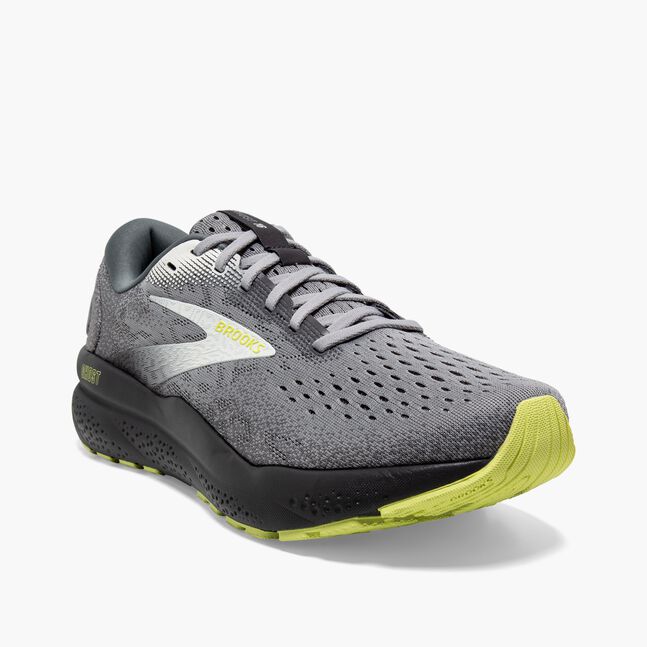 Brooks Ghost 16 (Men's) - Primer/Grey/Lime