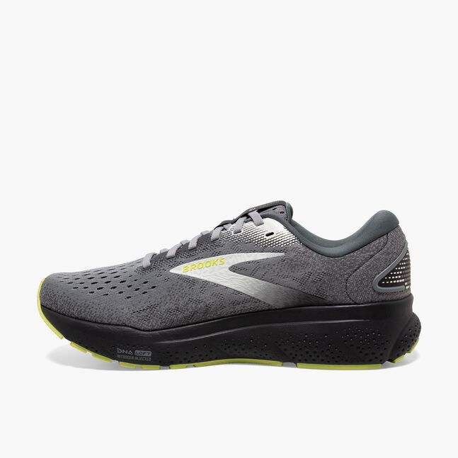 Brooks Ghost 16 (Men's) - Primer/Grey/Lime