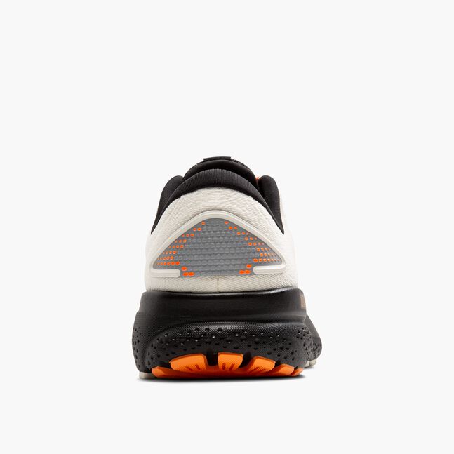 Brooks Ghost 16 (Men's) - Ecru/Orange/Black