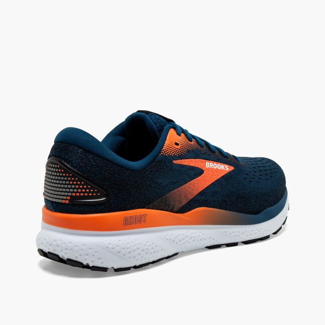 Brooks Ghost 16 (Men's) - Blue Opal/Black/Nasturtium