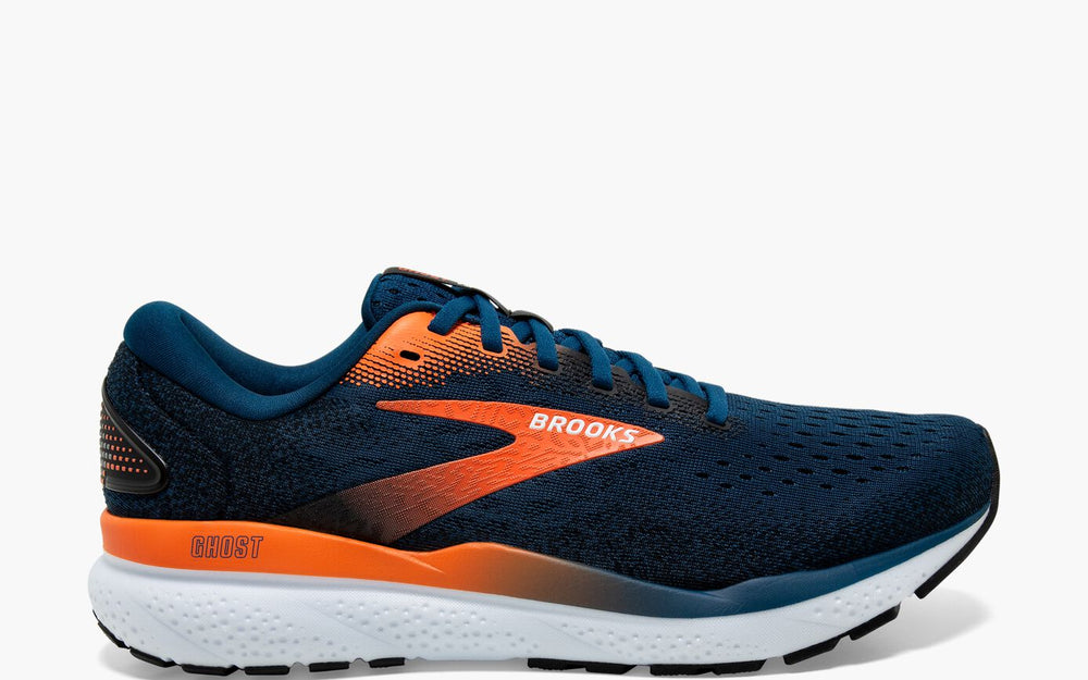 Brooks Ghost 16 (Men's) - Blue Opal/Black/Nasturtium