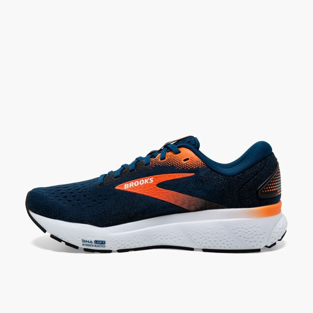 Brooks Ghost 16 (Men's) - Blue Opal/Black/Nasturtium