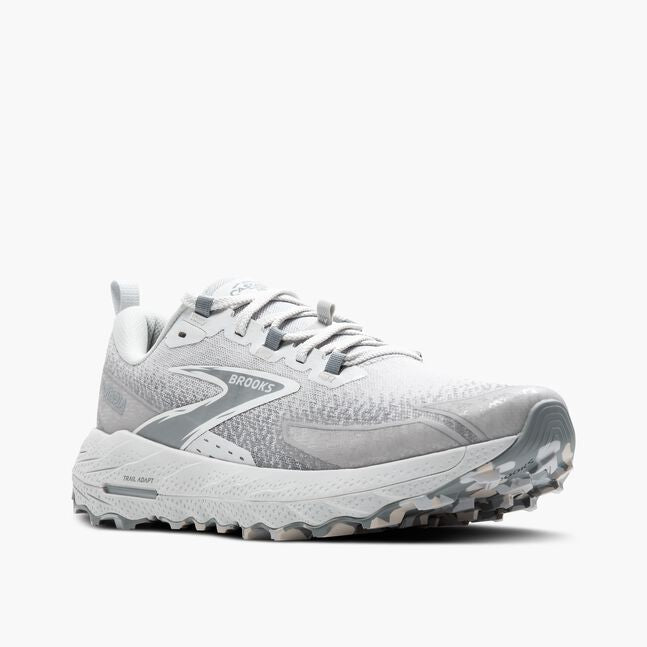 Brooks Cascadia 18 - Trail Running (Men's) - Oyster/Primer Grey/Coconut