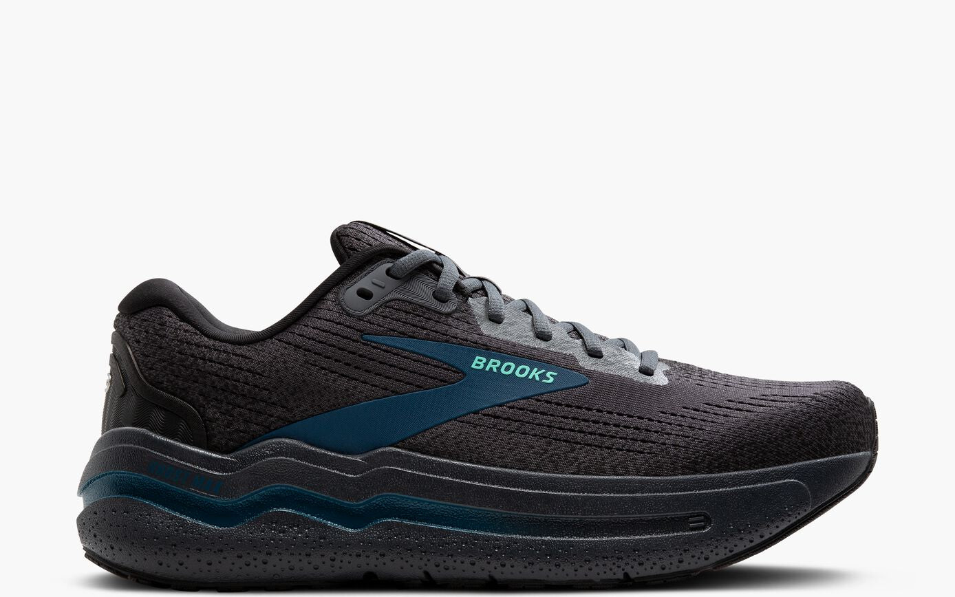 Brooks Ghost Max 2 (Men's) - Ebony/Cockatoo/Blue Sapphire