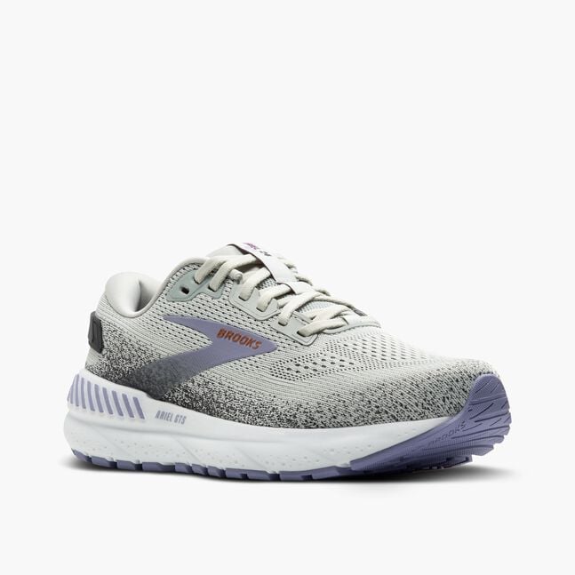 Brooks Ariel GTS 24 (Women's) - Mercury/Ebony/Sweet Lavender