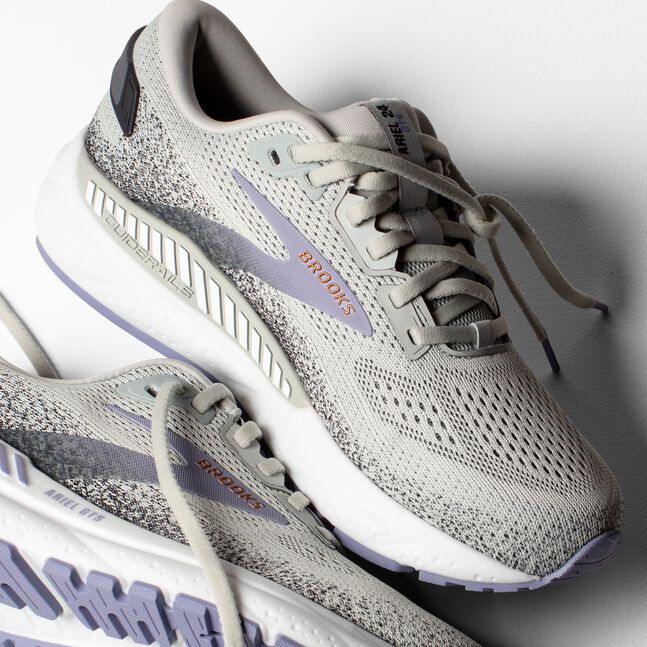 Brooks Ariel GTS 24 (Women's) - Mercury/Ebony/Sweet Lavender