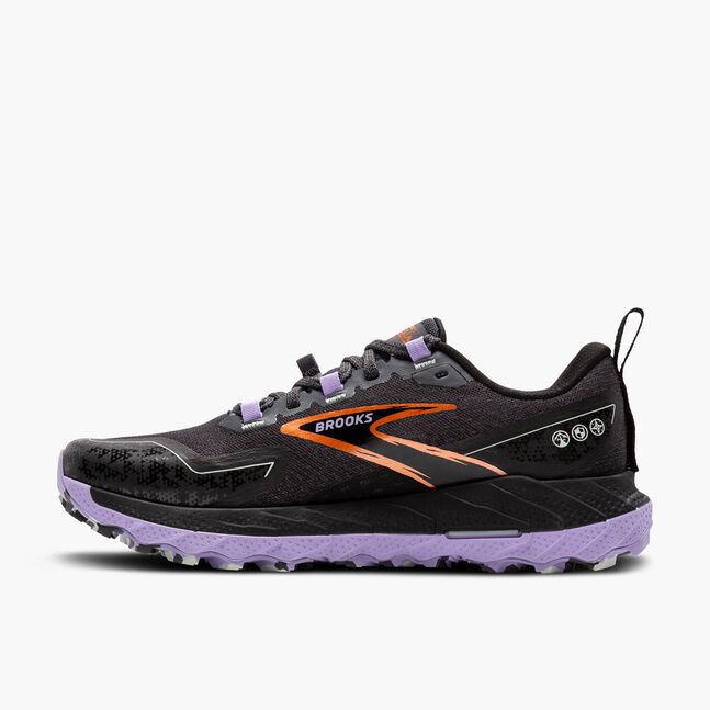 Brooks Cascadia 18 - Trail Running (Women's) - Ebony/Sweet Lavender/Copper