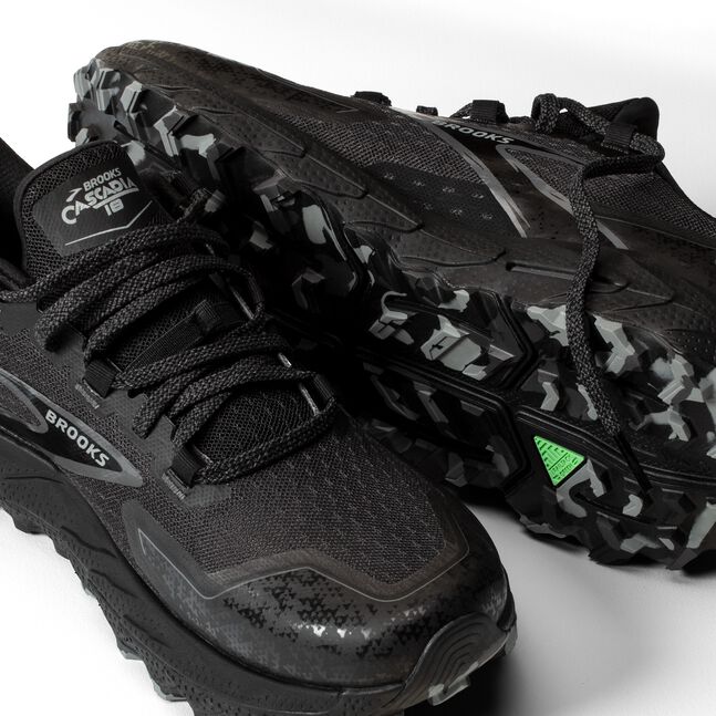 Brooks Cascadia 18 - Trail Running (Women's) - Black/Blackened Pearl/Grey