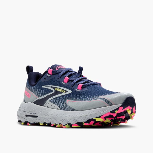 Brooks Cascadia 18 - Trail Running (Women's) - Oceana/Pearl Blue/Pink