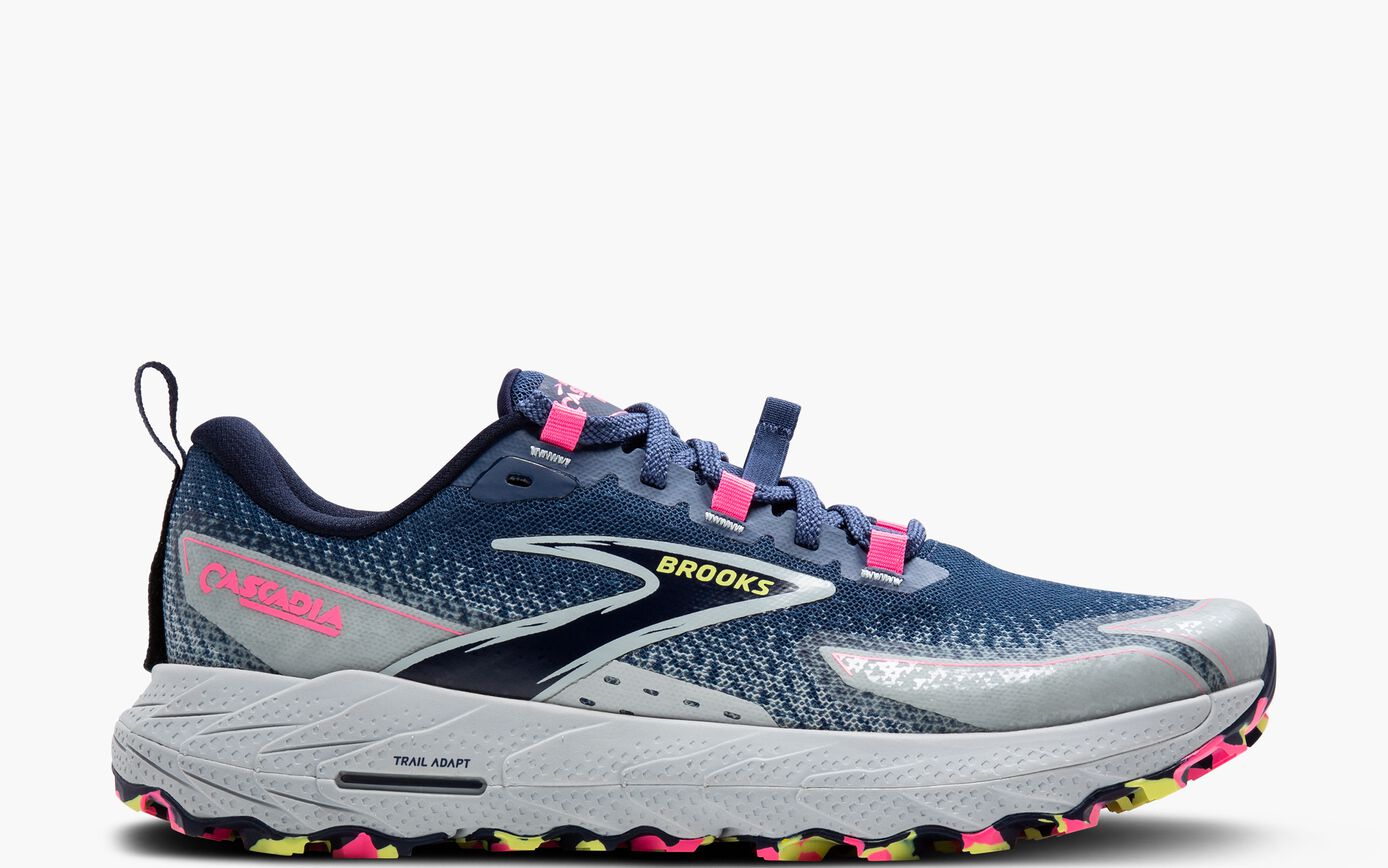 Brooks Cascadia 18 - Trail Running (Women's) - Oceana/Pearl Blue/Pink