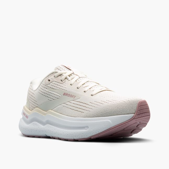 Brooks Ghost Max 2 (Women's) - Coconut Milk/Grey/Zephyr