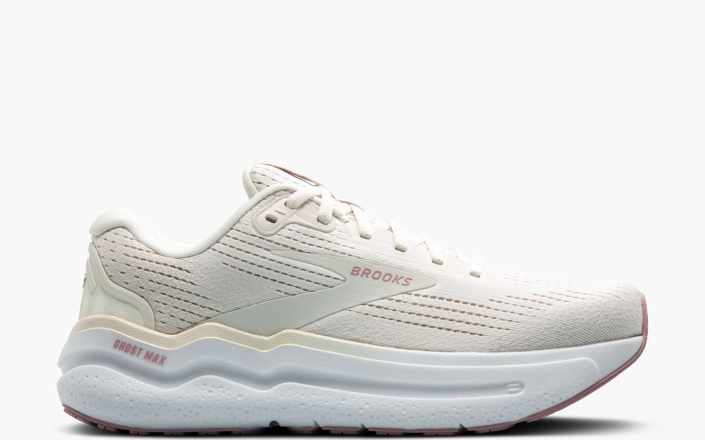 Brooks Ghost Max 2 (Women's) - Coconut Milk/Grey/Zephyr