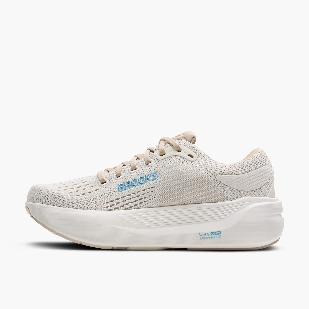 Brooks Ghost Max 3 (Women's) - Coconut/Chateau Grey/Blue
