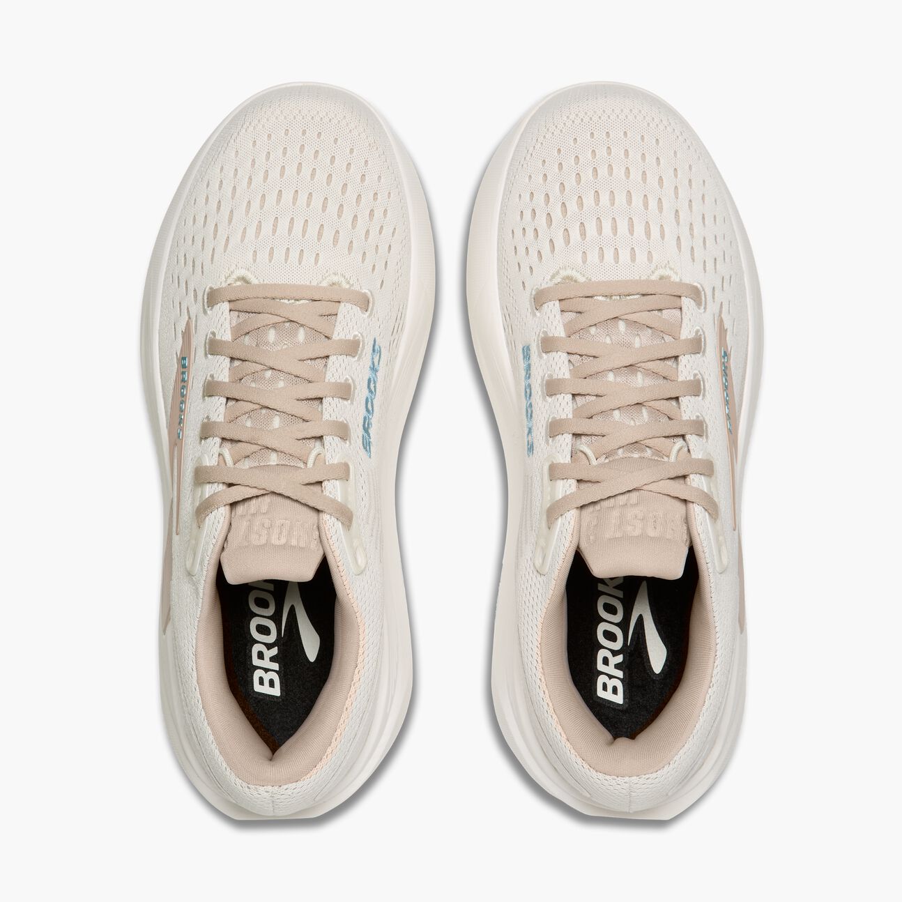 Brooks Ghost Max 3 (Women's) - Coconut/Chateau Grey/Blue