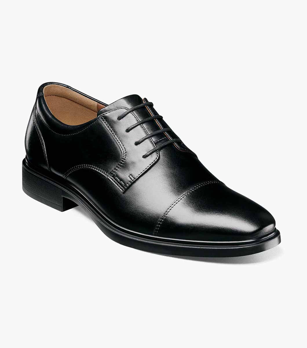 Florsheim Forecast Cap Toe Oxford (Men's) - Black