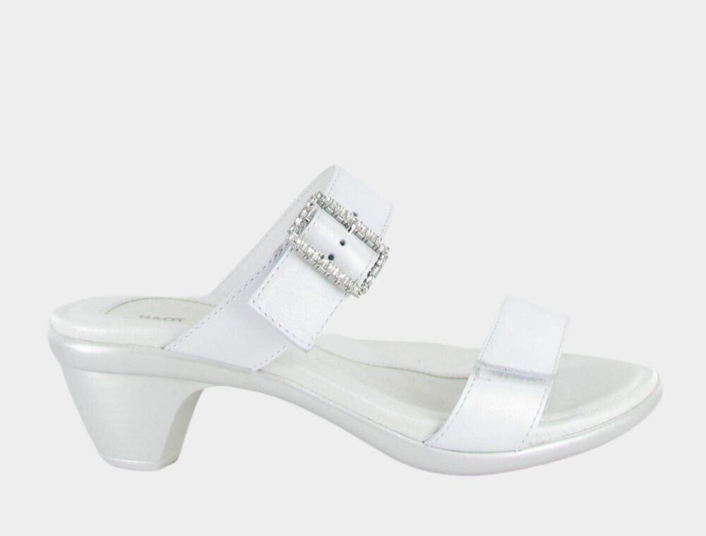 Naot Recent (Women's) - White Pearl Leather