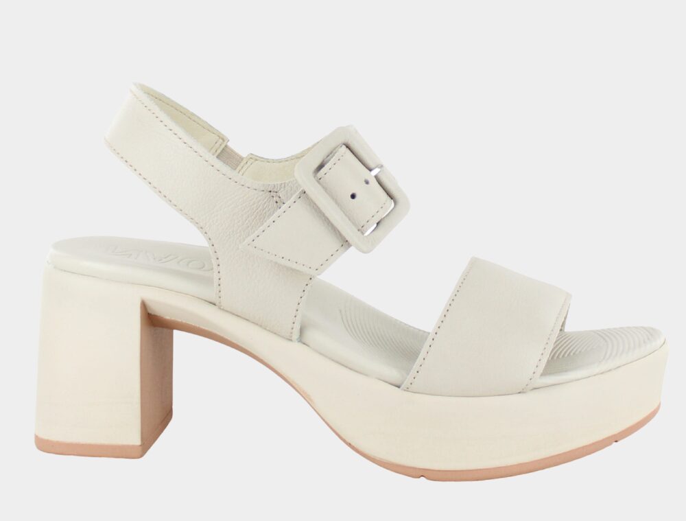 Naot Glamour (Women's) - Soft Ivory Leather