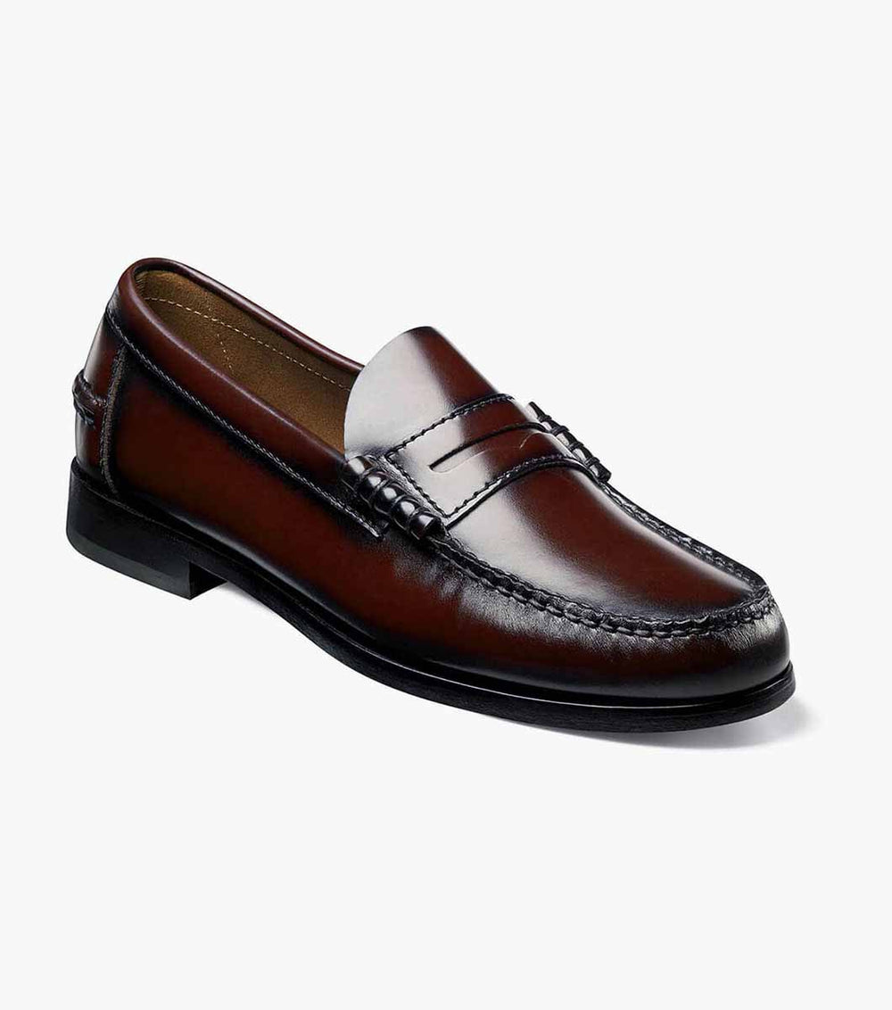 Florsheim Berkley Moc Toe Penny Loafer (Men's) - Burgundy