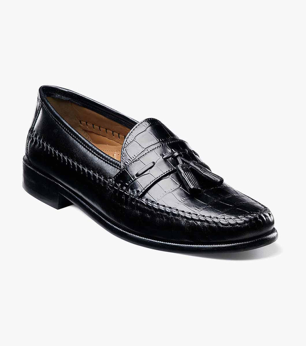 Florsheim Pisa Moc Toe Tassel Loafer (Men's) - Black