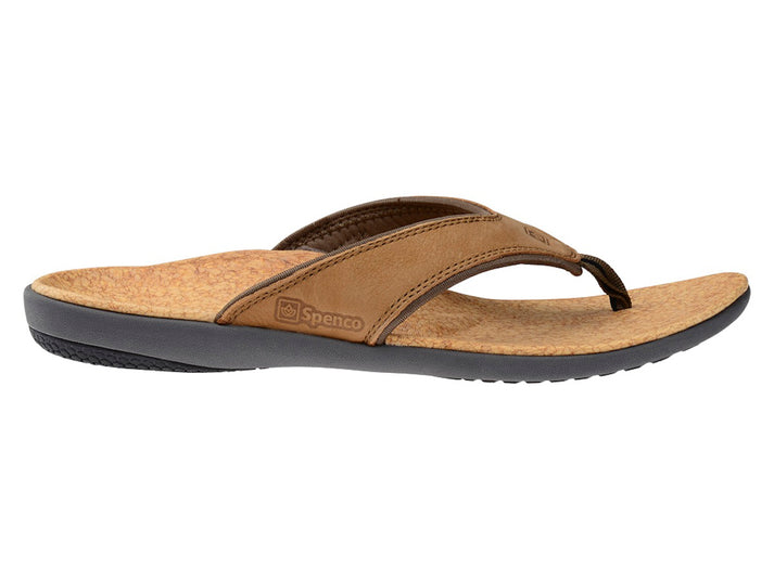 Spenco Yumi Leather (Men's) - Medium Brown