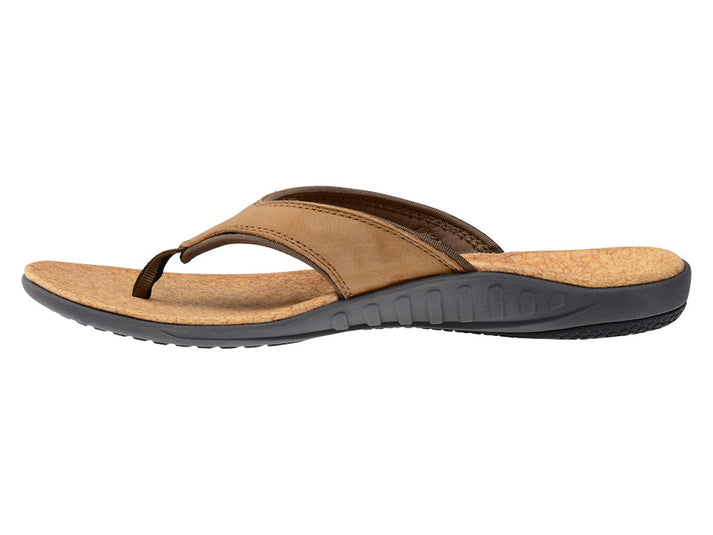 Spenco Yumi Leather (Men's) - Medium Brown