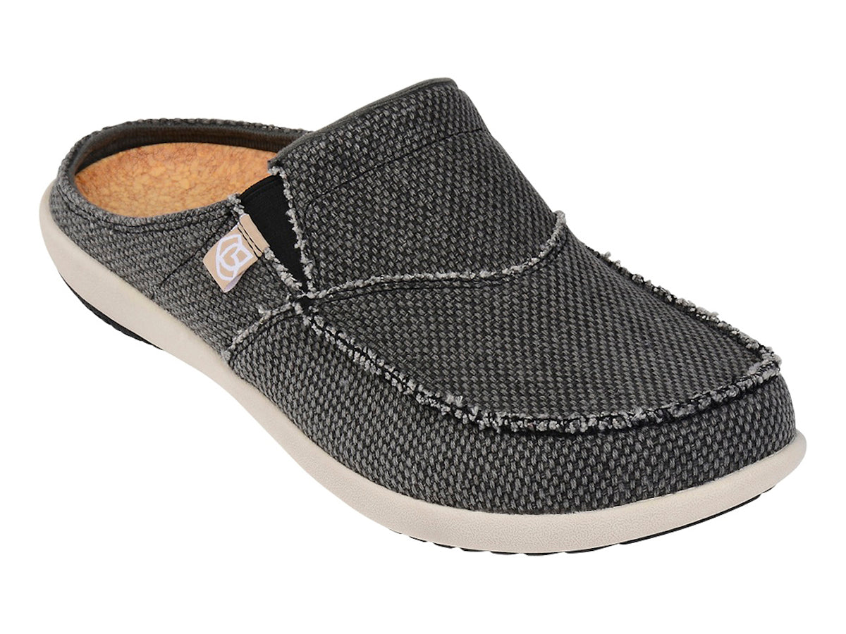 Spenco Siesta Slide (Men's) - Charcoal Grey