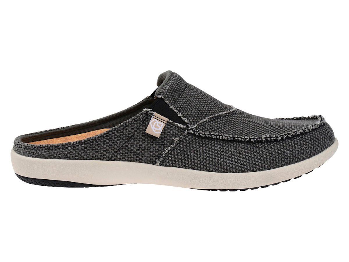 Spenco Siesta Slide (Men's) - Charcoal Grey