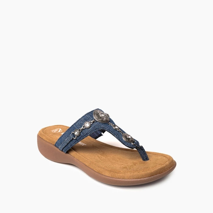 Minnetonka Brecca (Women's) - Blue Denim