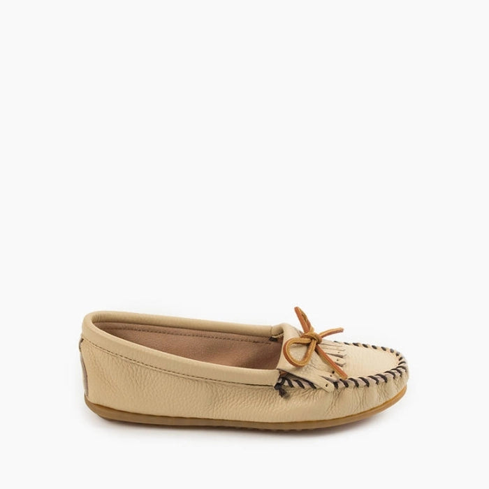 Minnetonka Deerskin Kilty (Women's) - Champagne