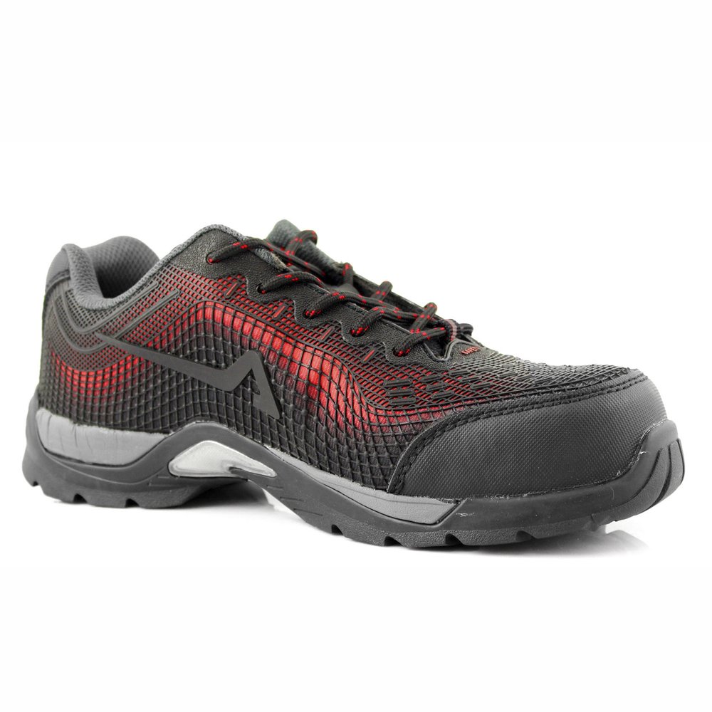 LaForst Electron Athletic Work Shoe (Men's) - Black/Red