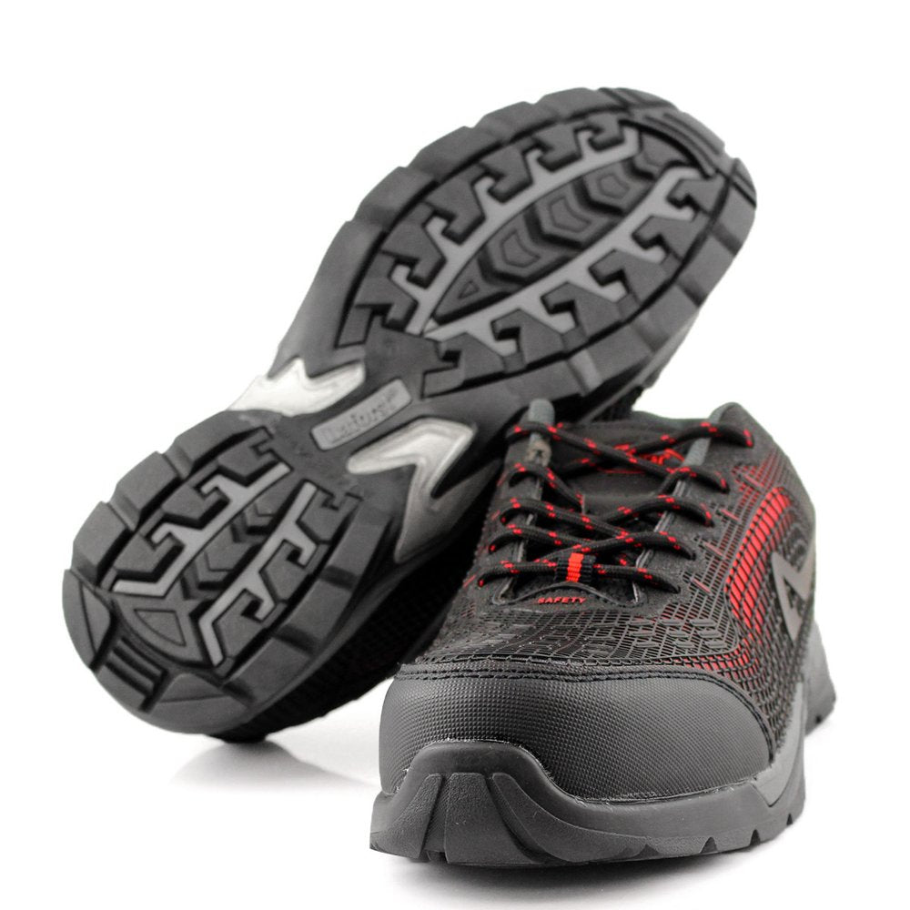 LaForst Electron Athletic Work Shoe (Men's) - Black/Red