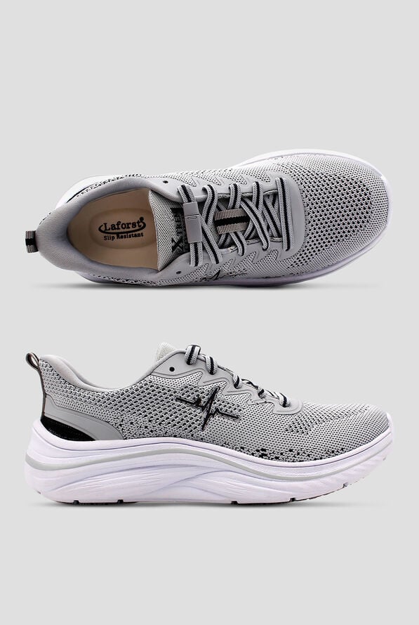 LaForst Xtreme Comfort Heartbeat II Slip Resistant Sneaker (Men's) - Grey