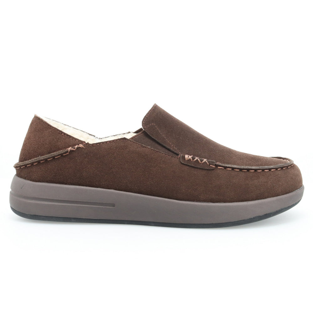 Propet Edsel Slipper (Men's) - Brown/Stone