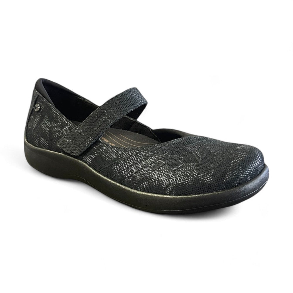 Revere Timaru Bunion Friendly Mary Jane (Women's) - Black Angle