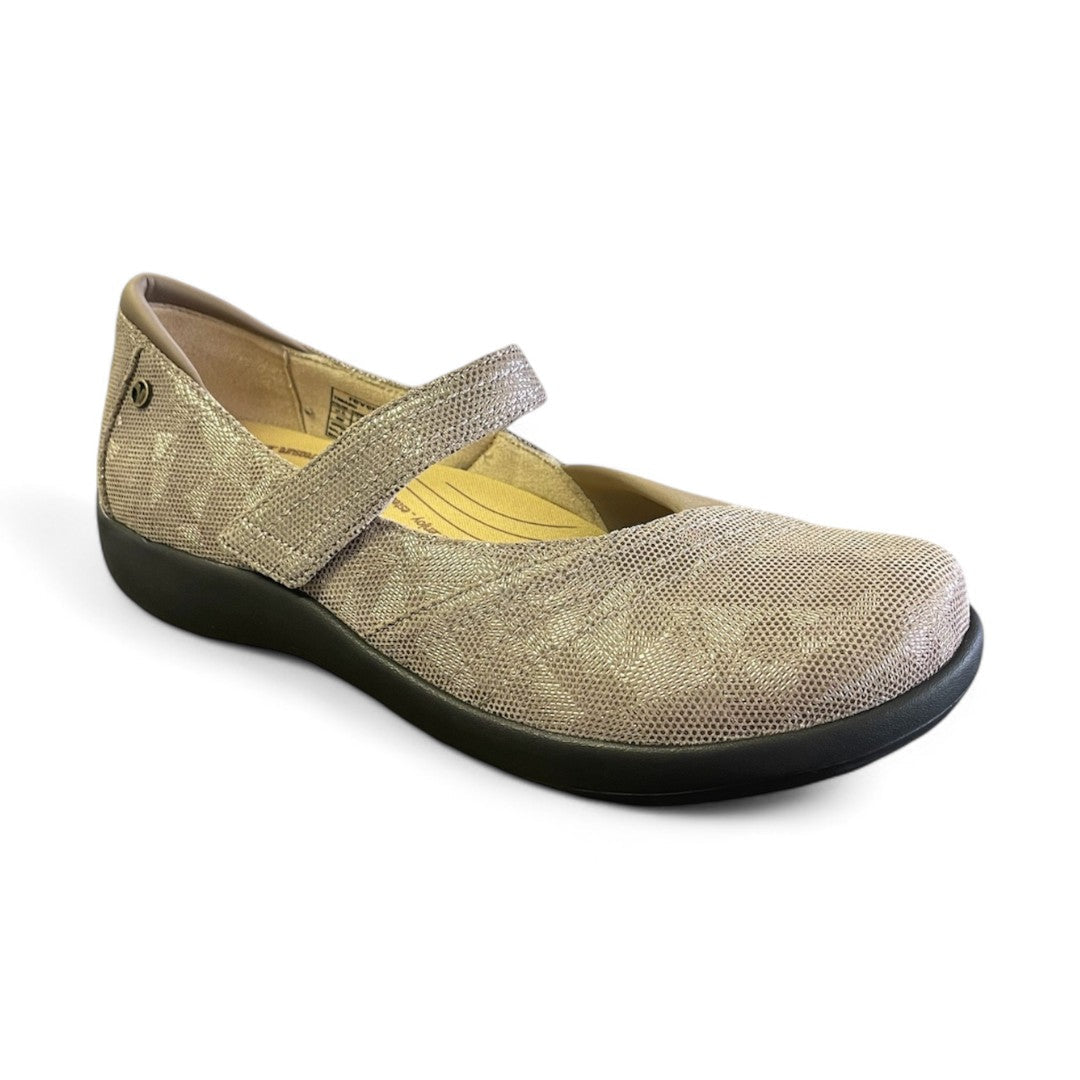 Revere Timaru Bunion Friendly Mary Jane (Women's) - Champagne Angle