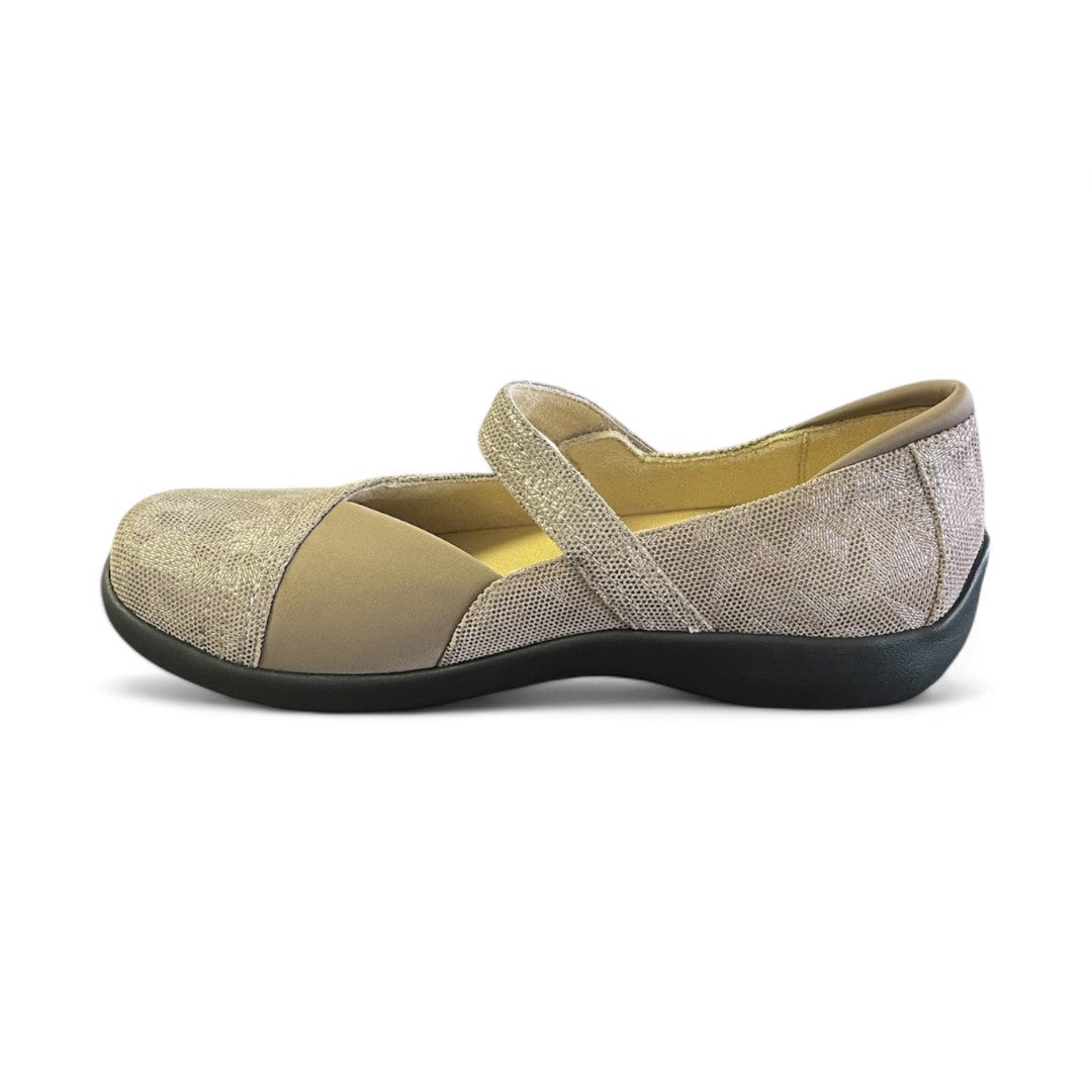 Revere Timaru Bunion Friendly Mary Jane (Women's) - Champagne Angle