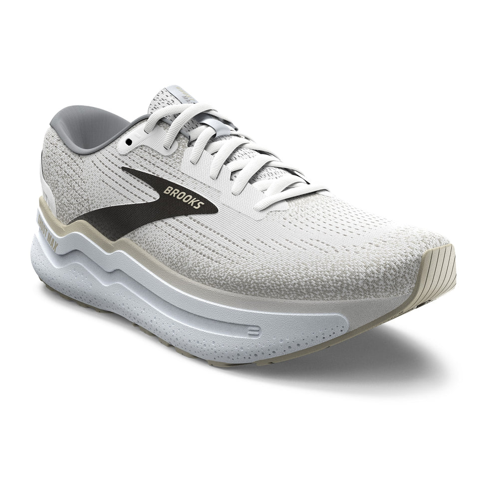 Brooks Ghost Max 2 (Men's) - White/Pelican/Oyster