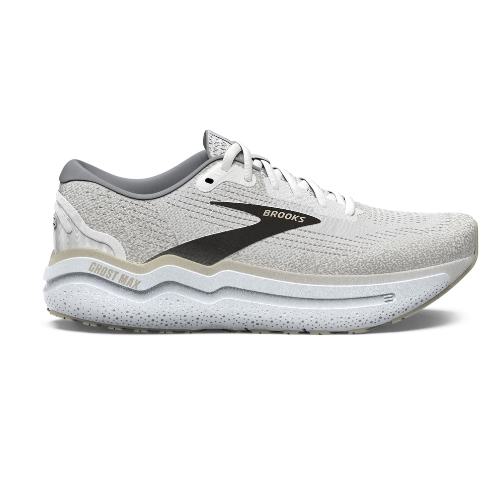 Brooks Ghost Max 2 (Men's) - White/Pelican/Oyster