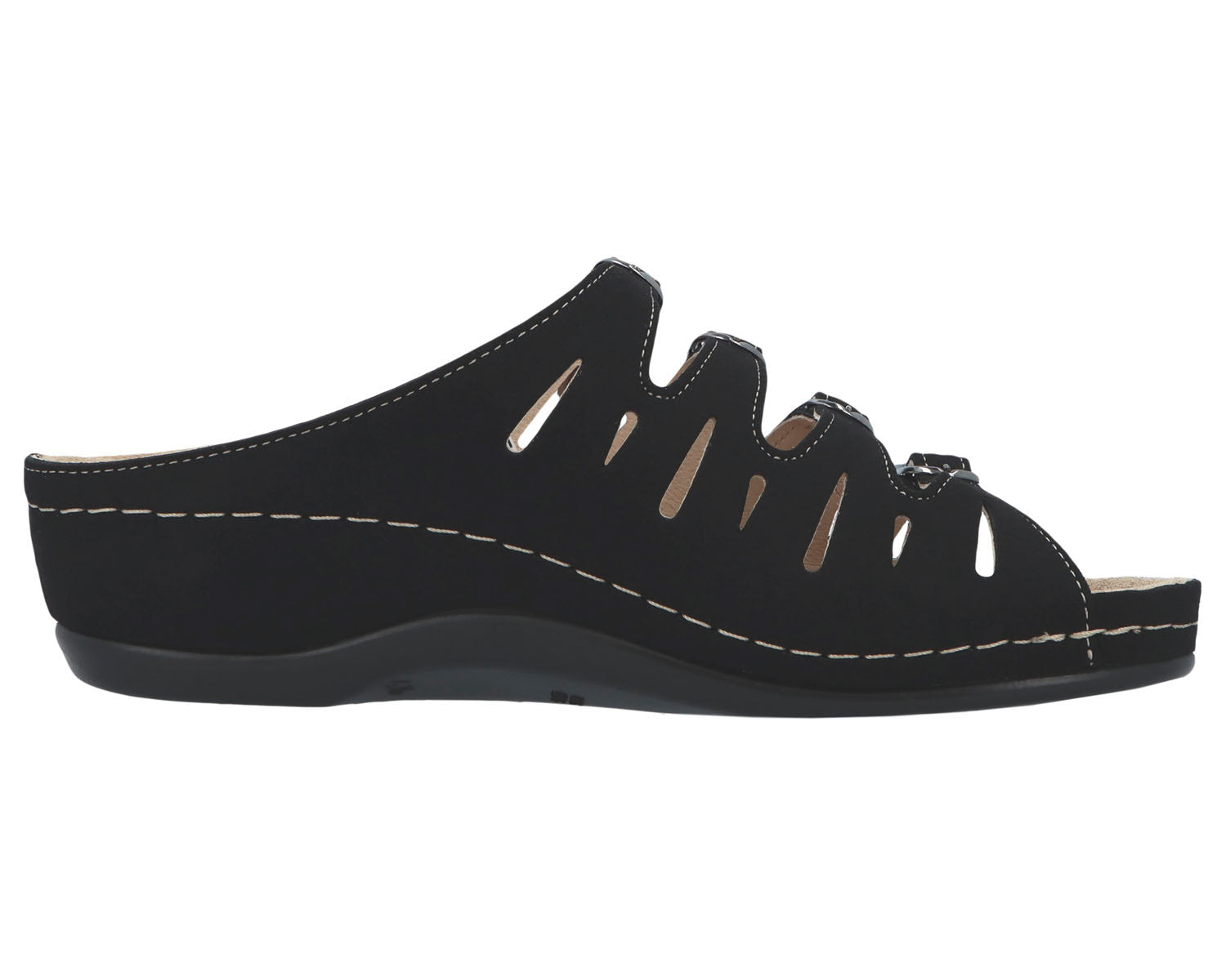 Berkemann Hassel (Women's) - Black Nubuck Leather