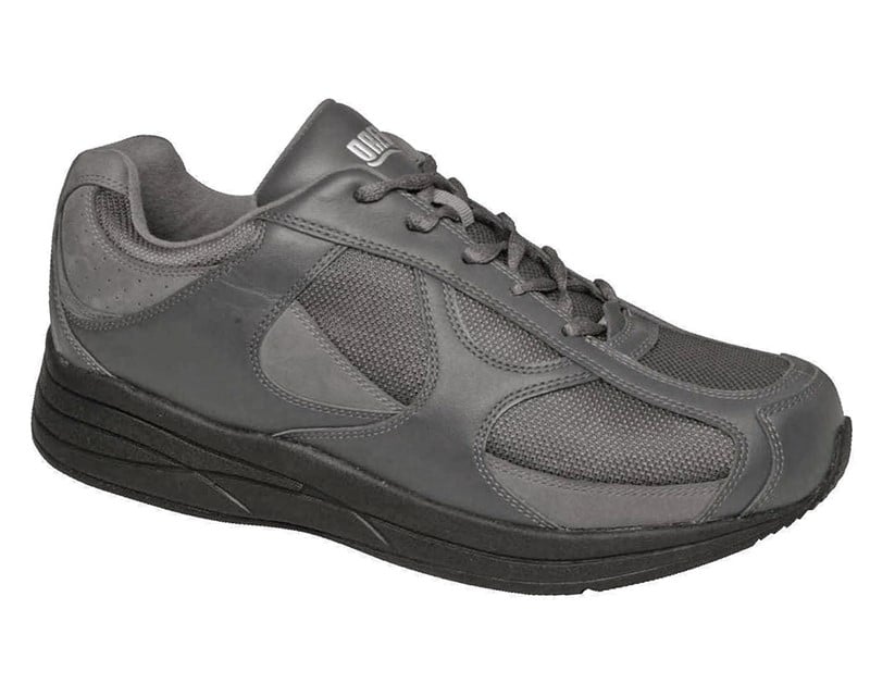 Drew Surge (Men's) - Grey Leather/Mesh