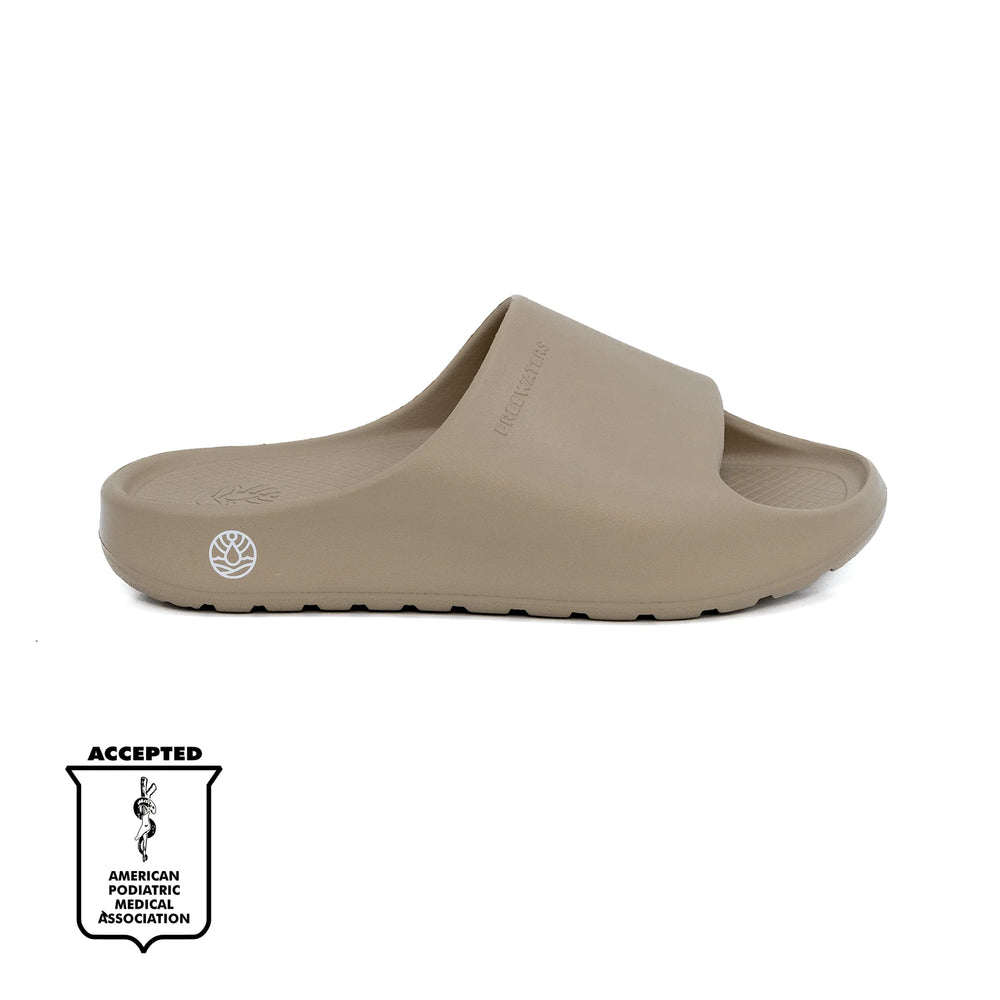 Freewaters Cloud 9 Slide (Unisex) - Taupe