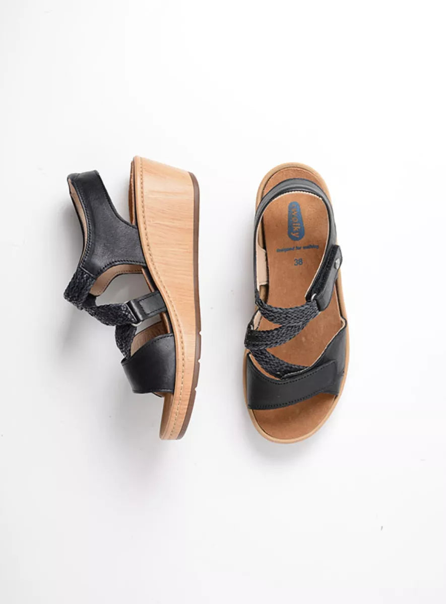 Wolky La Jolla (Women's) - Black