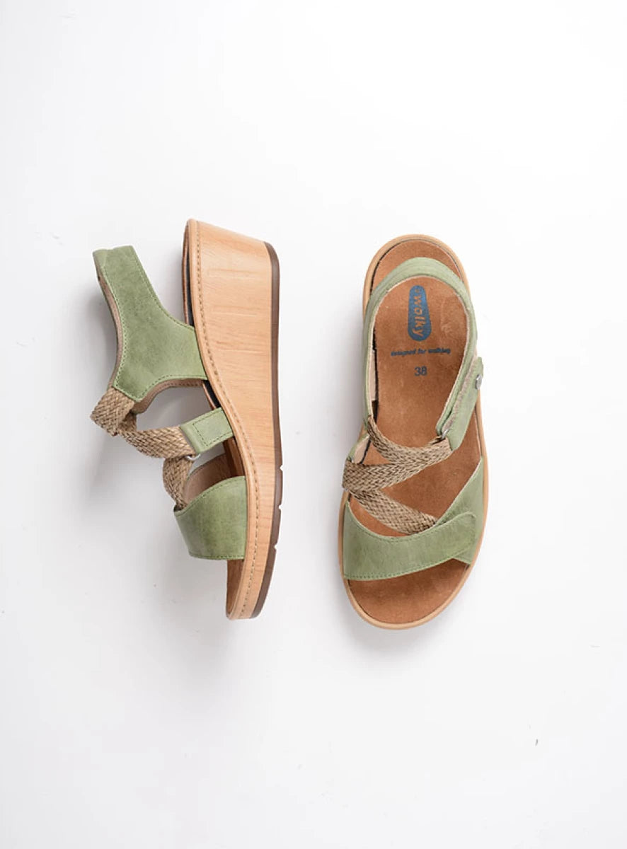Wolky La Jolla (Women's) - Olive Green